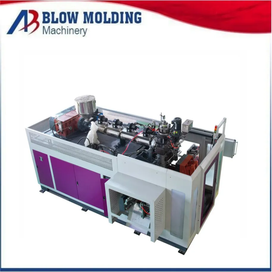 2L 4L 5L HDPE Plastic Lubricant Oil Bottle Production Line Single Double Station 75mm Screw Extrusion Blow Molding Machine