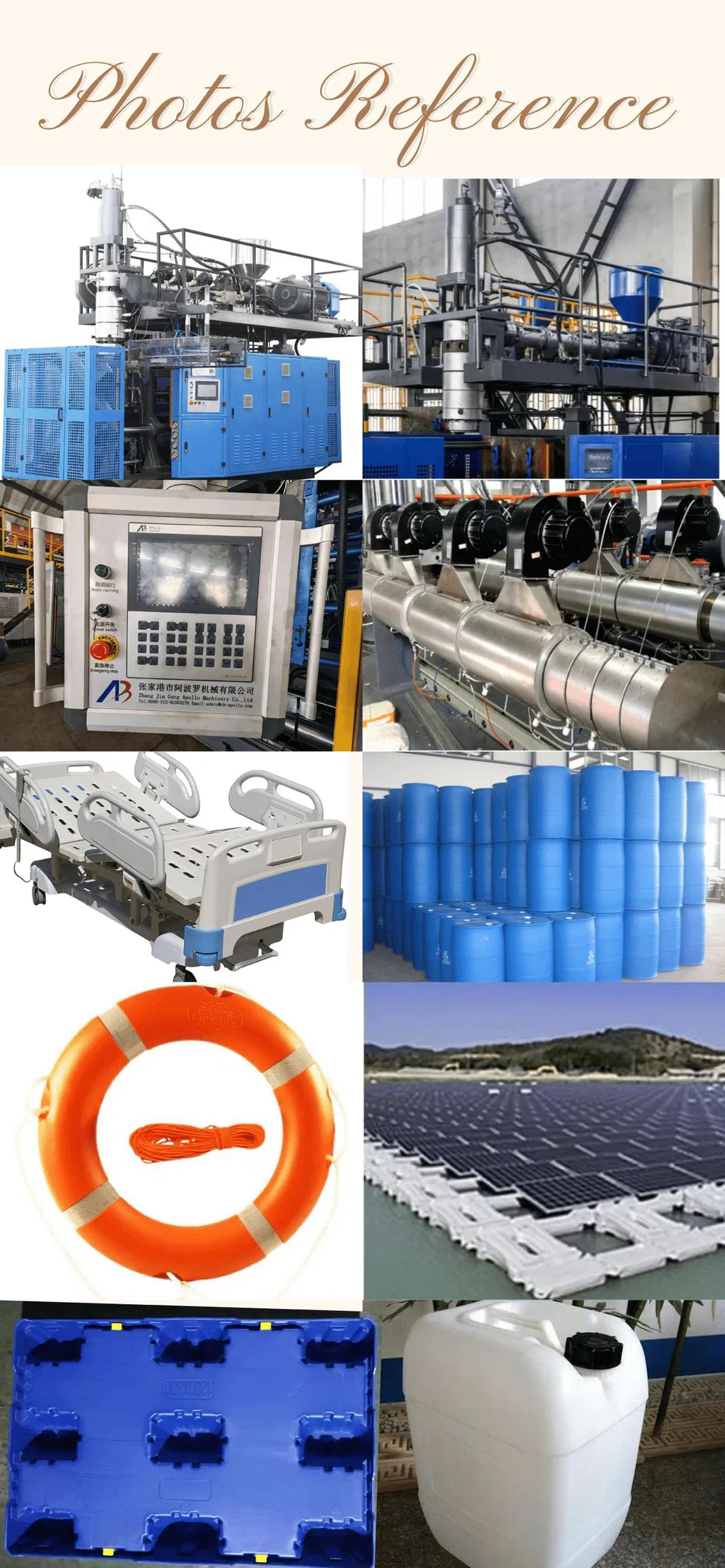 Barrel Blow Moulding Machine, Machine for Plastic Double Ring Drum, Single Ring 55 Gallon