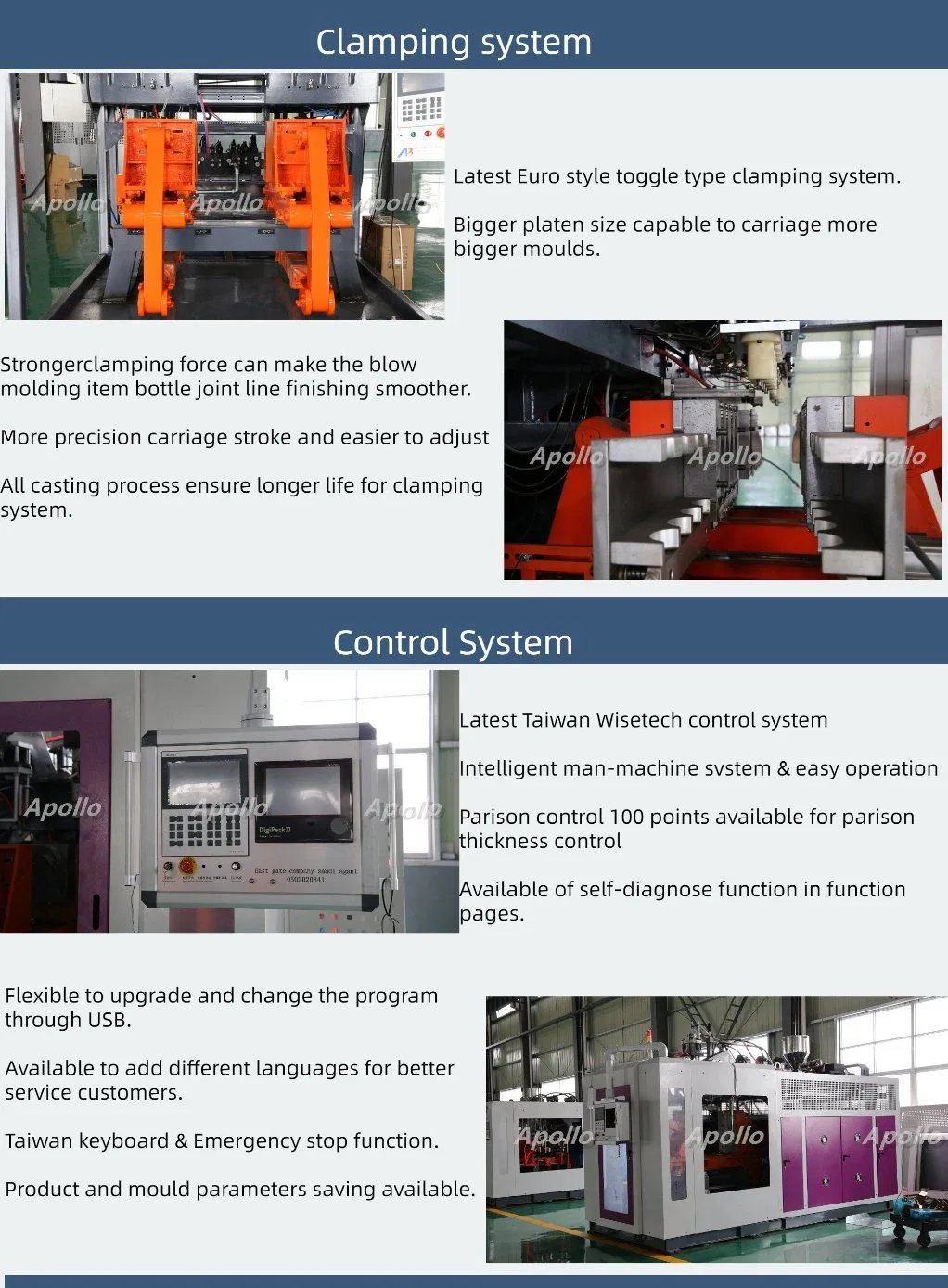 5L Low Price Automatic Plastic Bottle Making Machinery Blow Molding Machine
