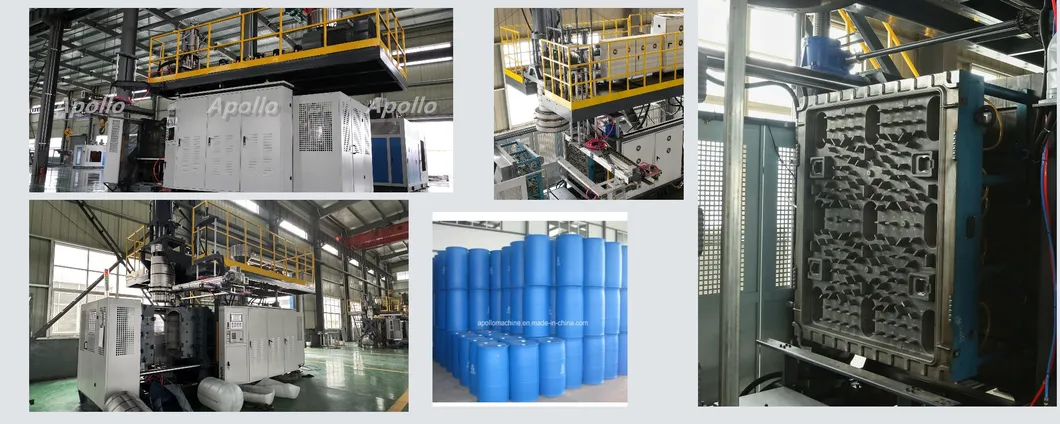 Barrel Blow Moulding Machine, Machine for Plastic Double Ring Drum, Single Ring 55 Gallon