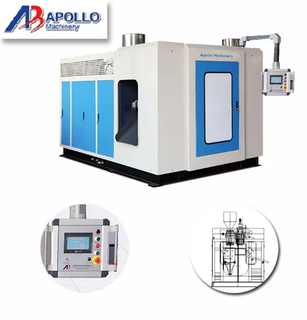 5 Liter Plastic HDPE Chemical Drum Blow Molding Making Jerry Can Extrusion Blow Moulding Machinery